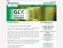 Tablet Screenshot of greenlineextension.org